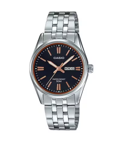 Casio Enticer Multi-Hand Gold Stainless Steel Women's Watch (Model: LTP-V300G-9A)
