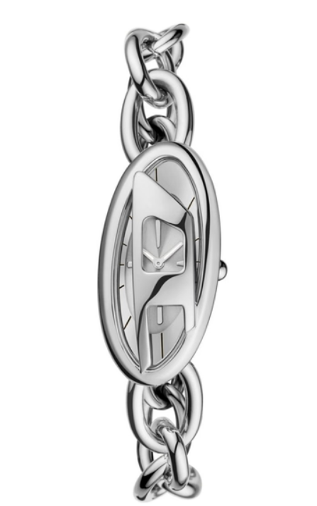 Diesel D-Era Stainless Steel Chain Links Women's Watch (Model: DZ5609)