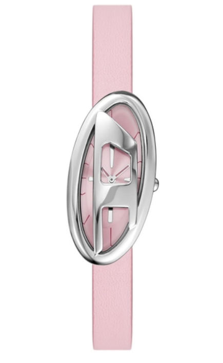 Diesel D-Era Pink Leather Strap Women's Watch (Model: DZ5613)