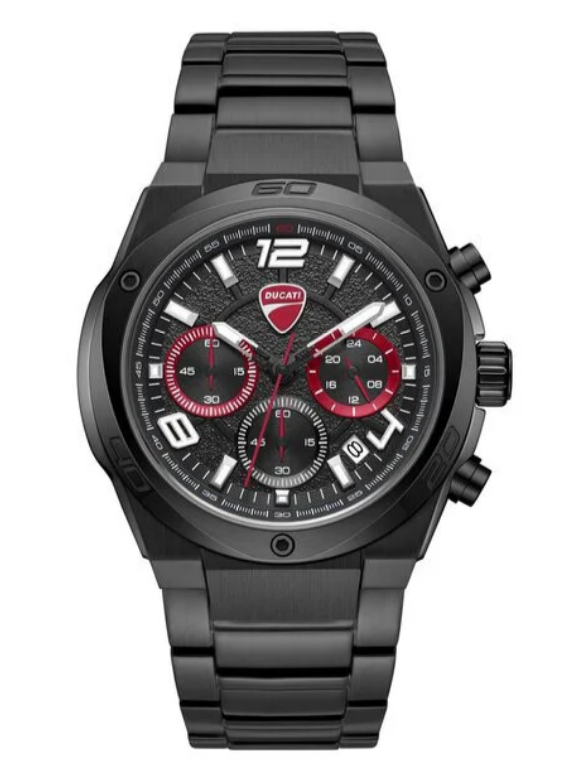Ducati Extreme Sports Chronograph Black Stainless Steel Men's Watch (Model: DTWGO0001701W)