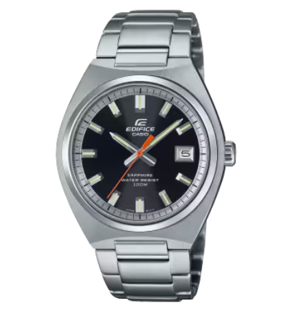 Casio Edifice Slim Line Blue Dial Stainless Steel Men's Watch (Model: EFR-S108D-2AV)