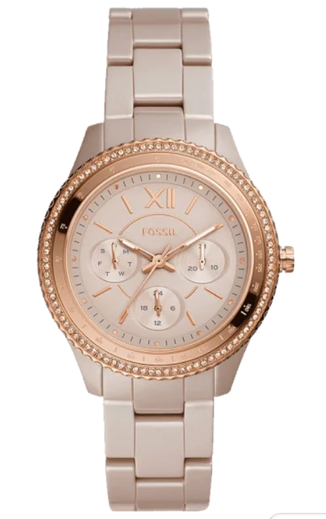 Fossil Stella Multifunction Rose Gold-Tone Stainless Steel Women's Watch (Model: CE1118)