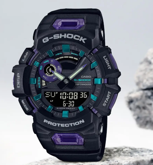 Casio G-Shock G-Squad Step Tracker Cyberpunk Purple Men's Watch (Model: GBA-900-1A6)