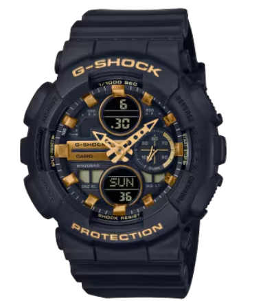 Casio G-Shock Black and Gold Series Chronograph Men's Watch (Model: GA-100GBX-1A9)