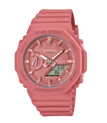 Casio G-Shock Carbon Core Guard Pink Resin Strap Women's Watch (Model: GMA-S2100-4A2)