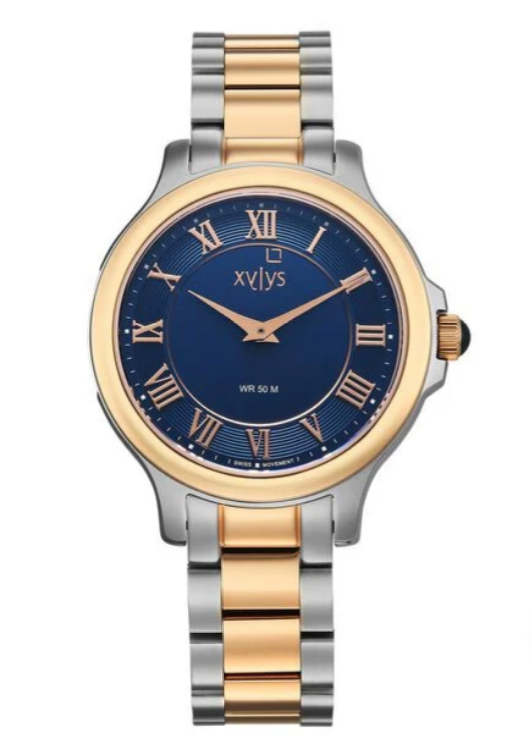 Xylys Genevieve Blue Dial Two-Tone Stainless Steel Women's Watch (Model: CL9925SM02)